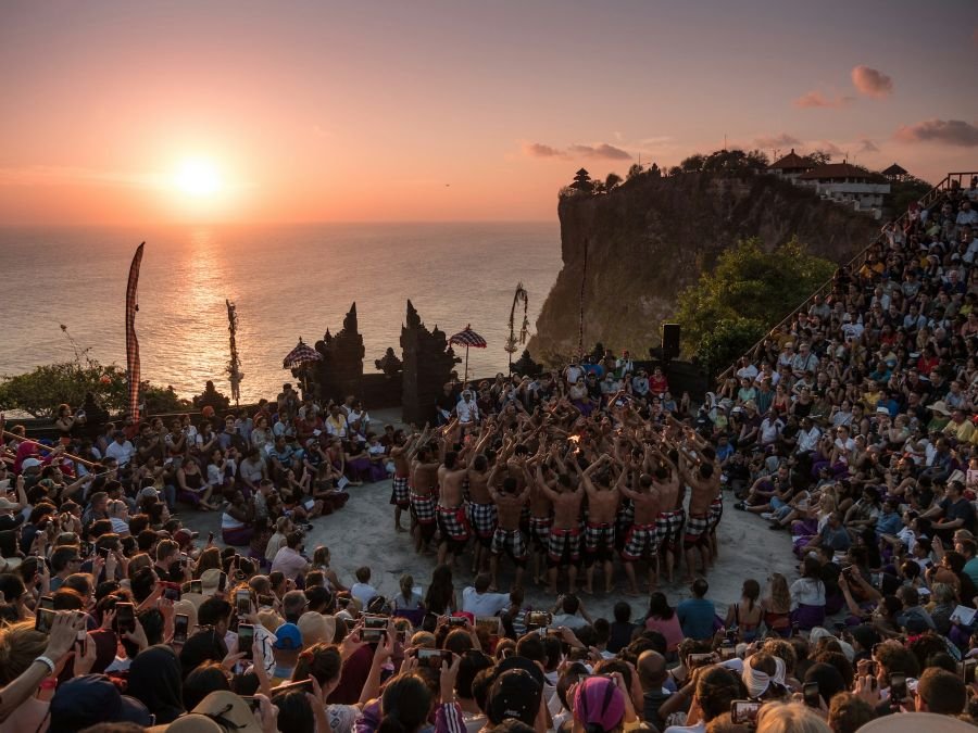 Sunset at the Uluwatu cliffs, Bali